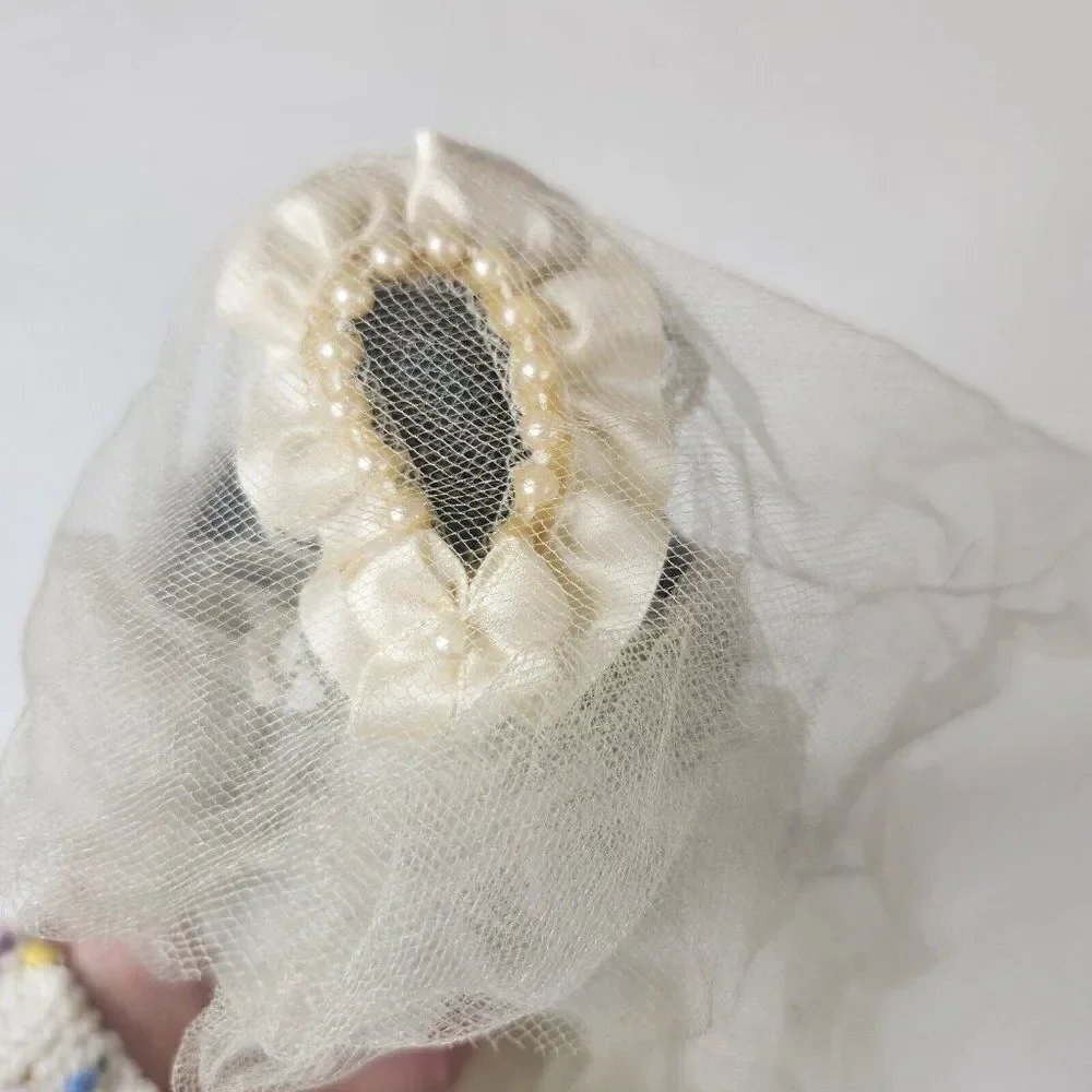 Vintage 80s AA African American Bride Doll Fashion Barbie Clone